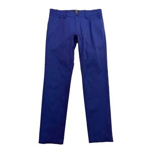 Theory 33x31 Royal Blue Tech Neoteric Stretch Pants Raffi Slim Fit Performance